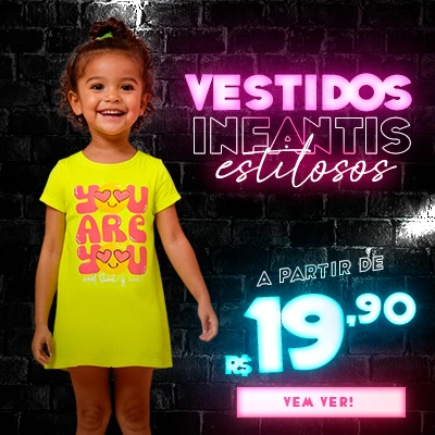 Vestidos Infantis e Estilosos