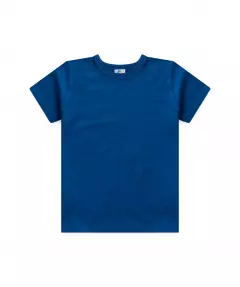 Camiseta Infantil Masculina Basica Azul