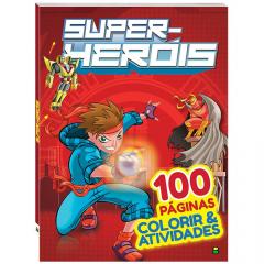 Livro Infantil de Atividades Super-Heróis