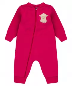 Macacao de Soft para Bebe Menina Ovelhinha Pink