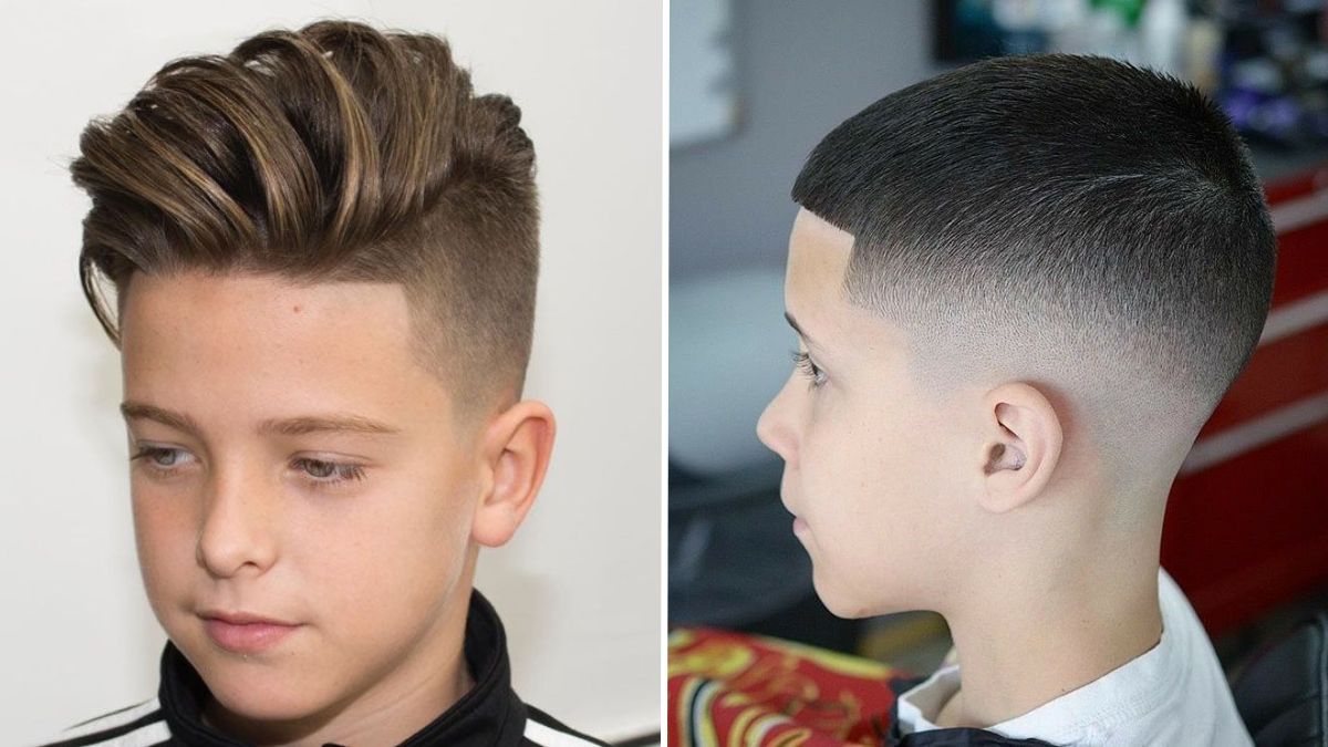 Corte de cabelo masculino infantil